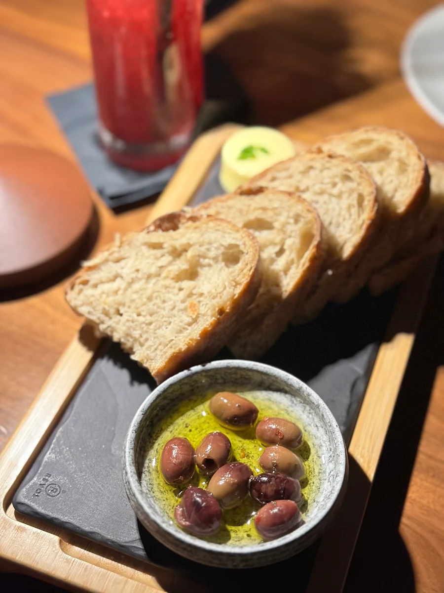 Sourdough Bread with Olive Oil and Olives