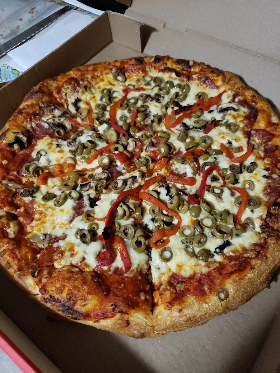 Gabe's Original with Roasted Red Pepper Instead of Green Peppers