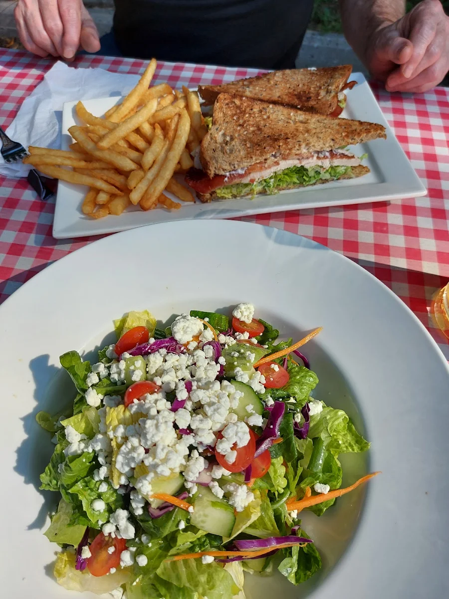 blt with Fries and Salad