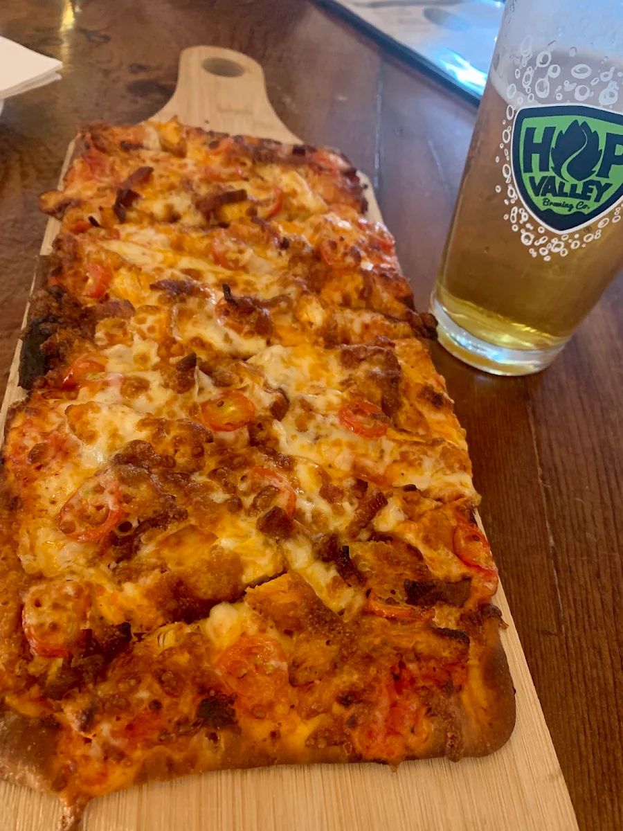 Flat Bread Buffalo Chicken Spicy