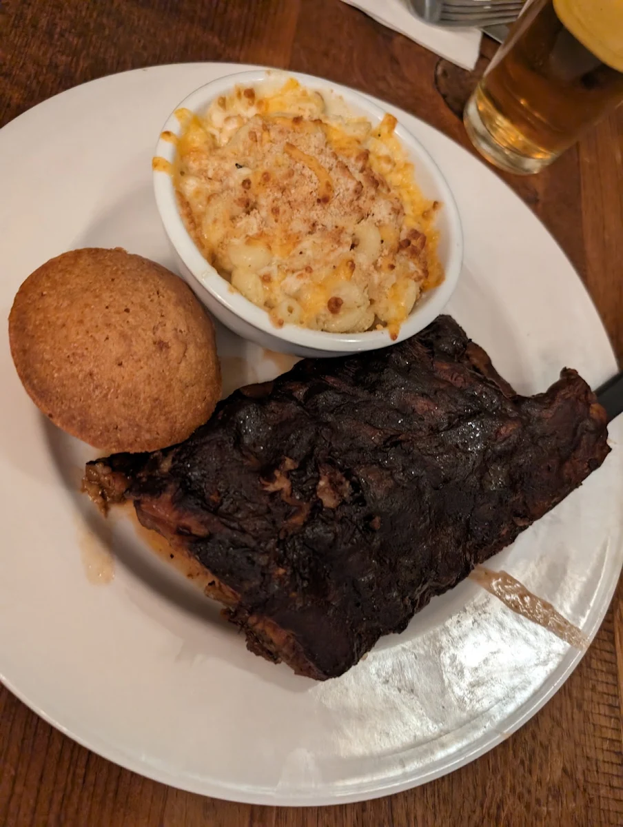 Ribs and Mac and Cheese