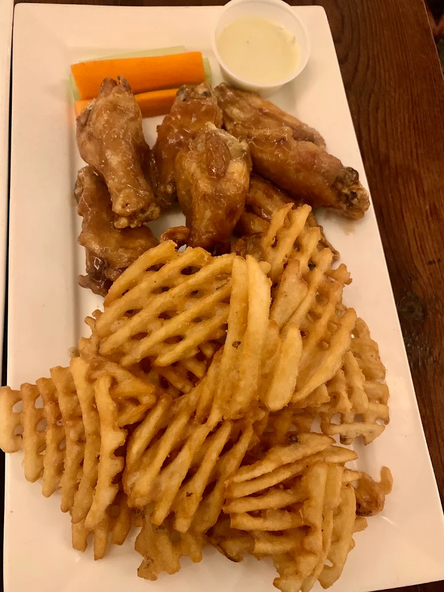 Wings and Waffle Fries