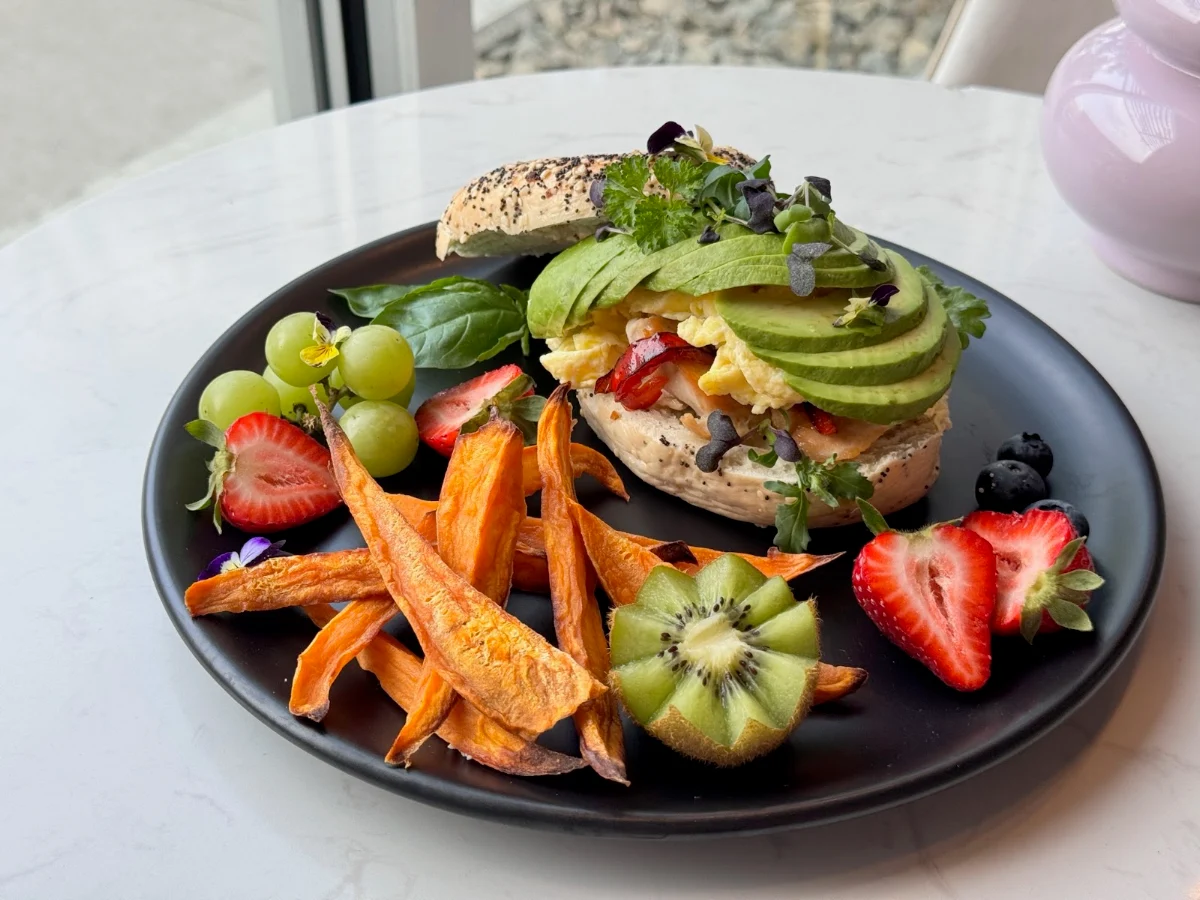 Chicken Avocado Bagel
