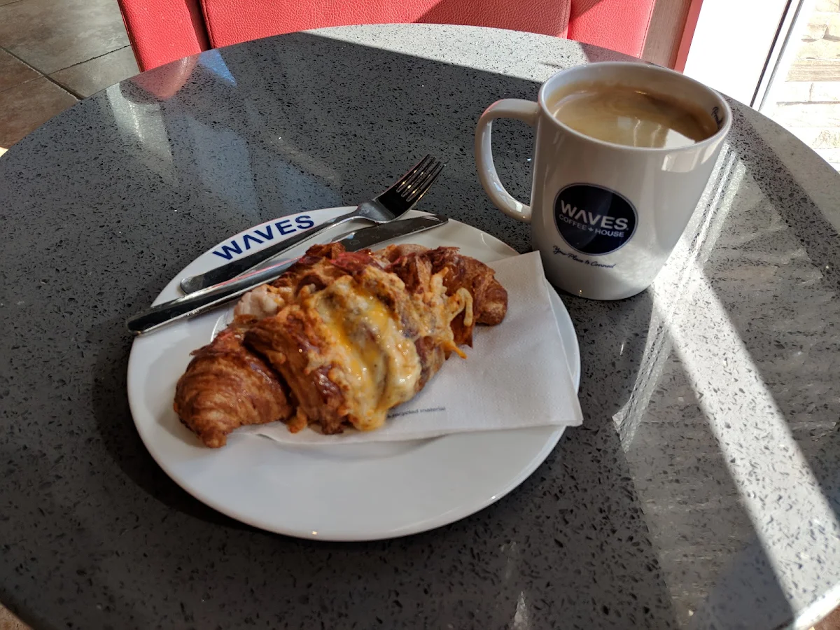 Ham and Cheese Croissant with Canadiano
