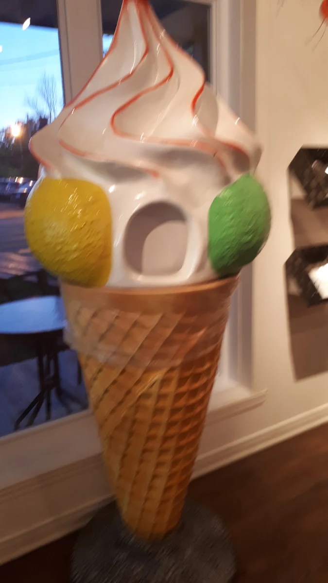 Statue Ice Cream Cone