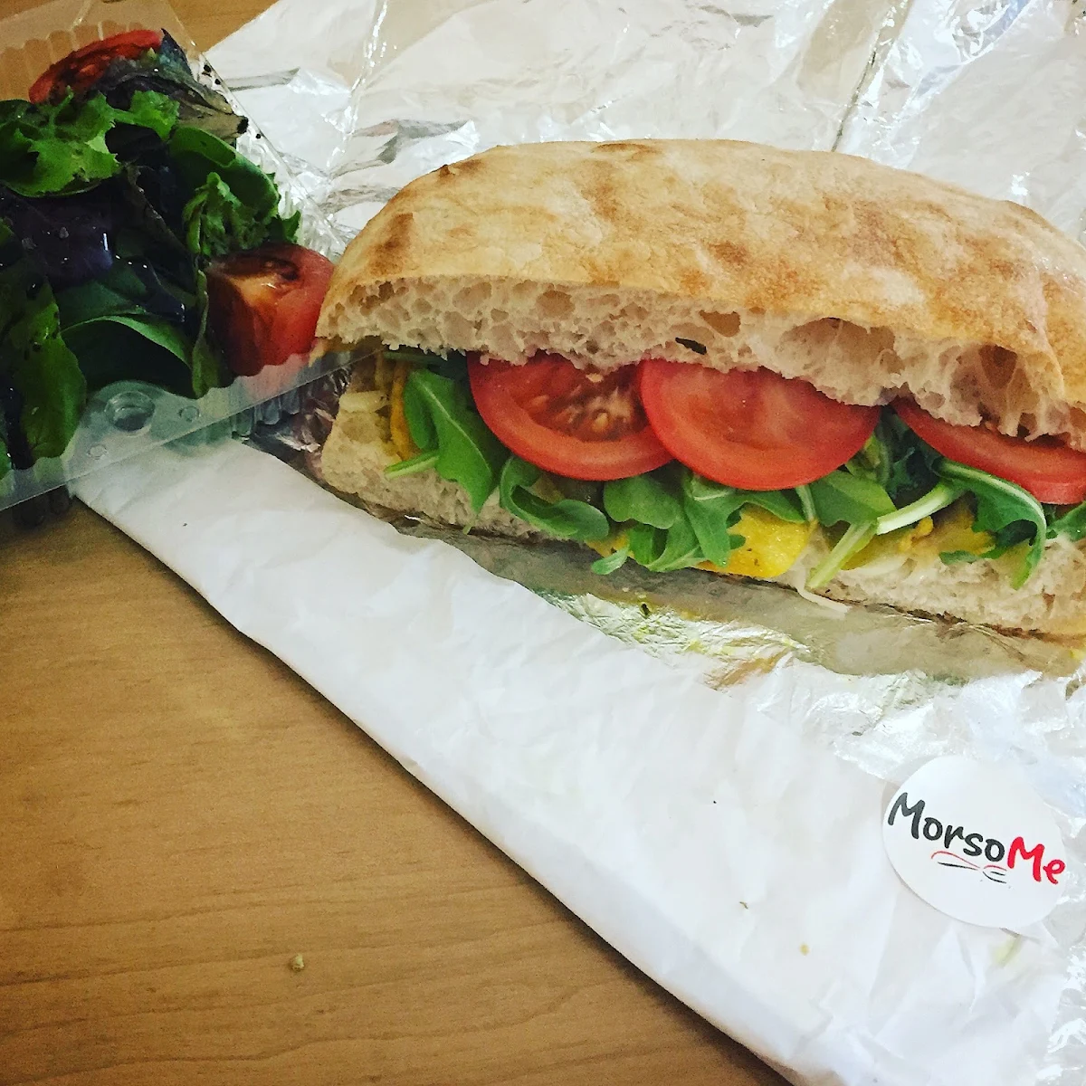 Chicken Sandwich with Garden Salad