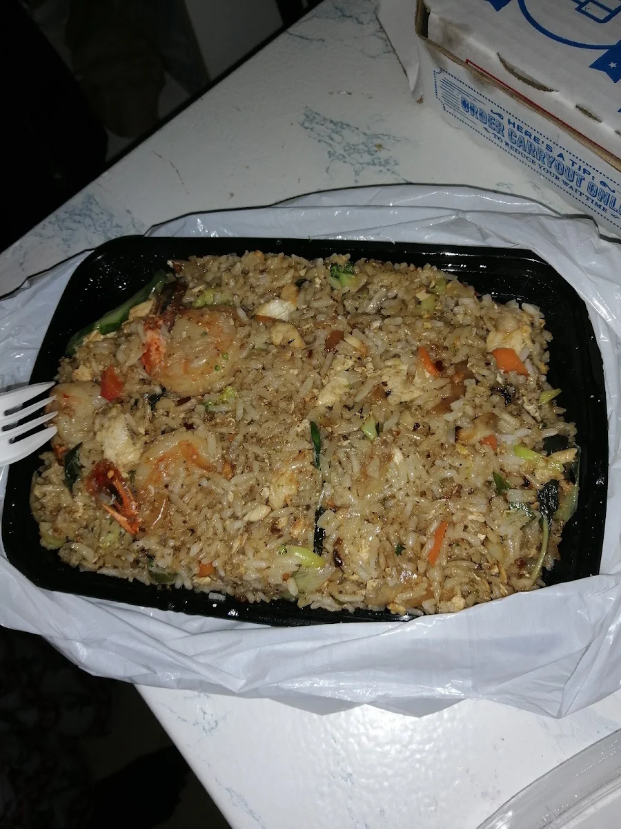 Chicken Fried Rice Shrimp Pad Thai