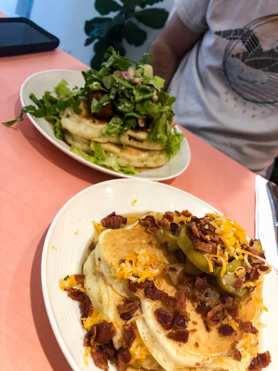 Crepe Bacon Cheddar