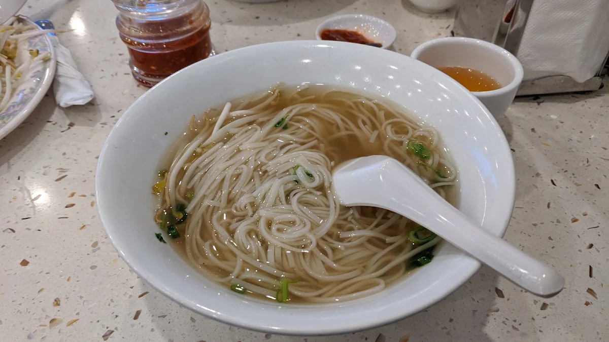 Plain Rice Noodle Soup
