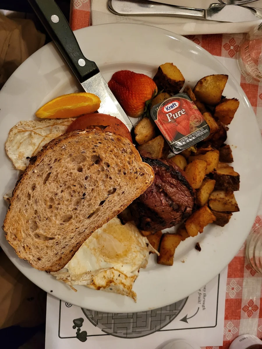 Bacon Egg and Potato Wedges