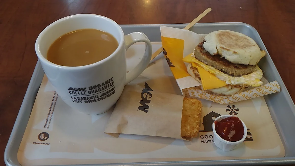 English Muffin Bacon N Egger w Hash Brown