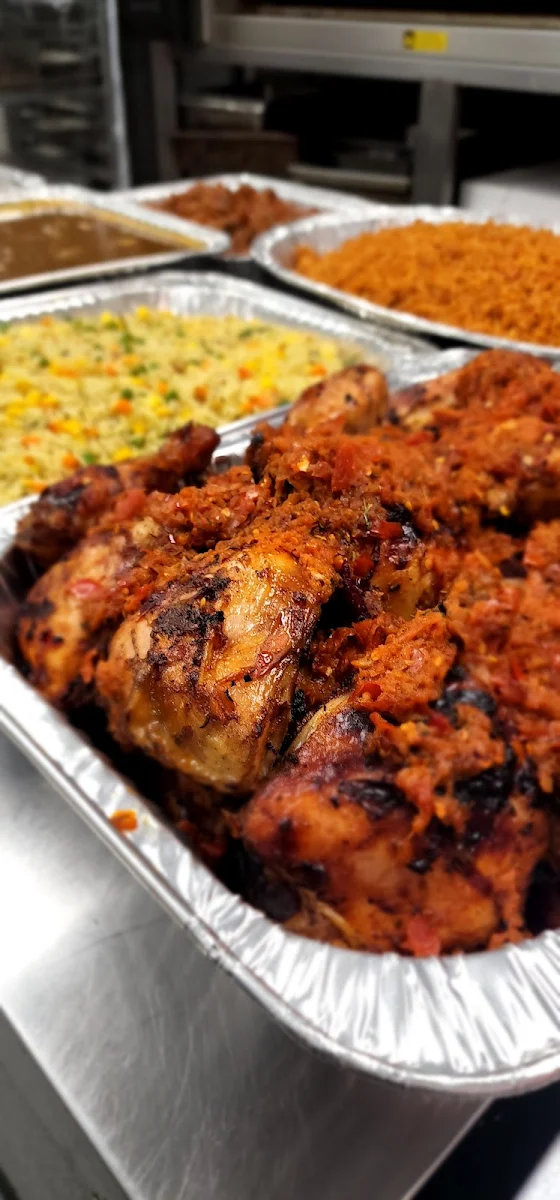 Jollof Rice Abd Chicken