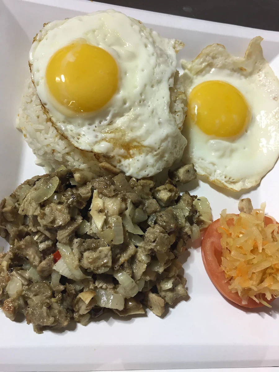 Pork Sisig Silog
