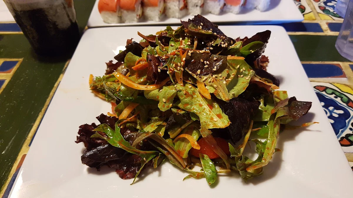 Half Order of Spicy Salmon Sashimi Salad