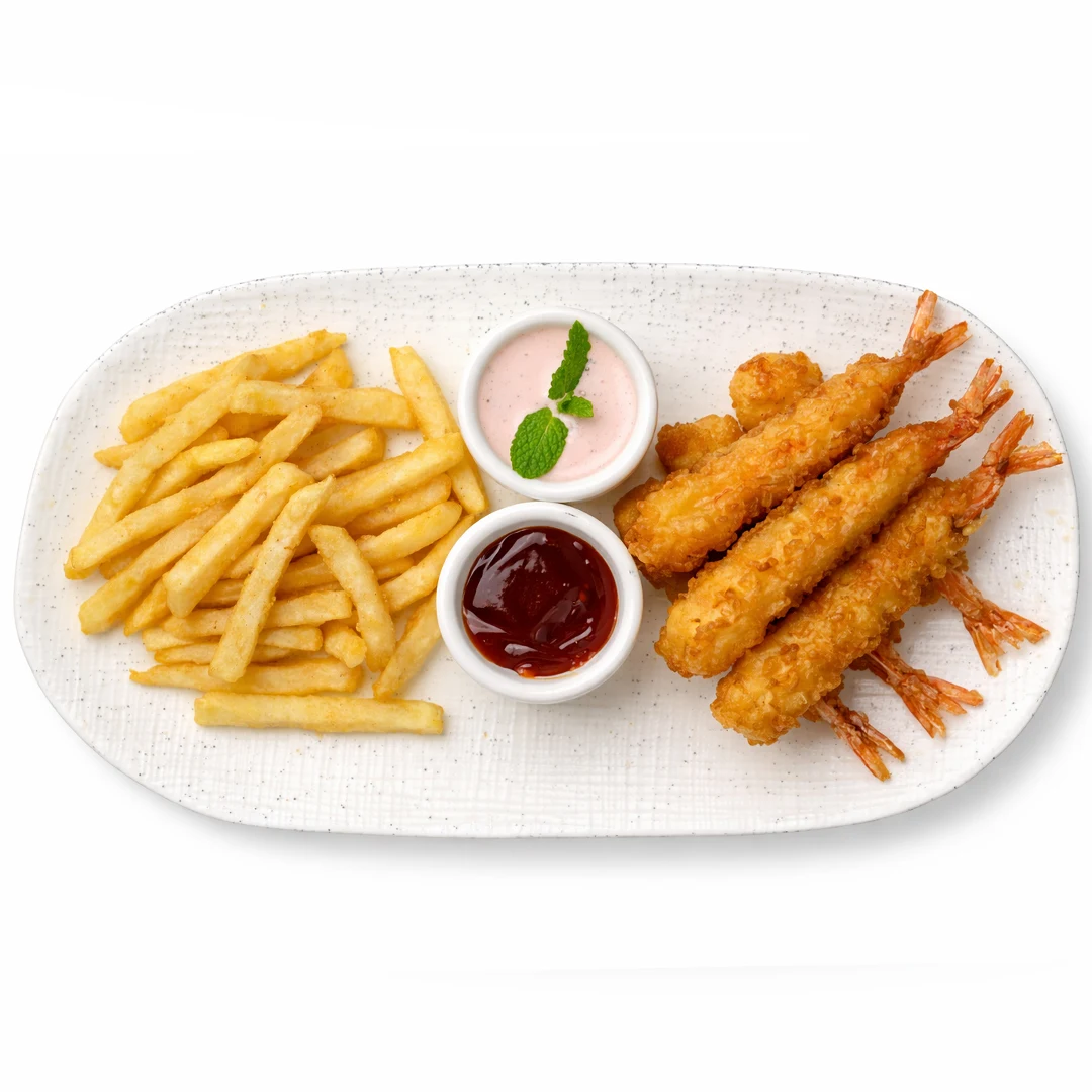 breaded shrimp میگو سوخاری
