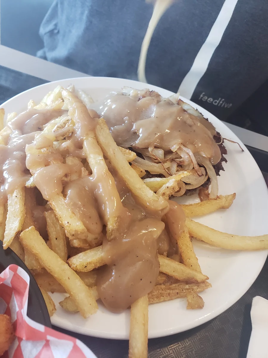 Hamburger Steak with Fries