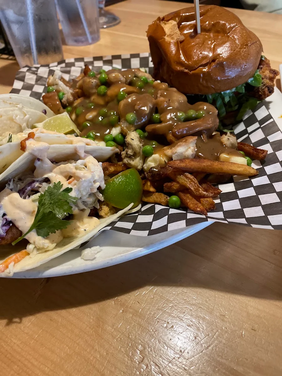 Fish Tacos and Poutine