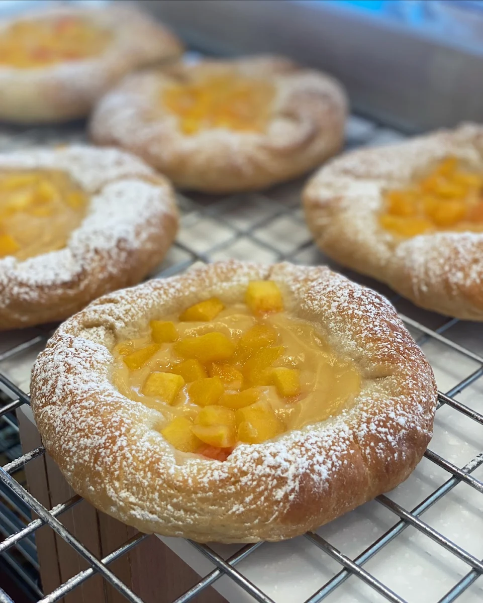 Peach & Custard Danish