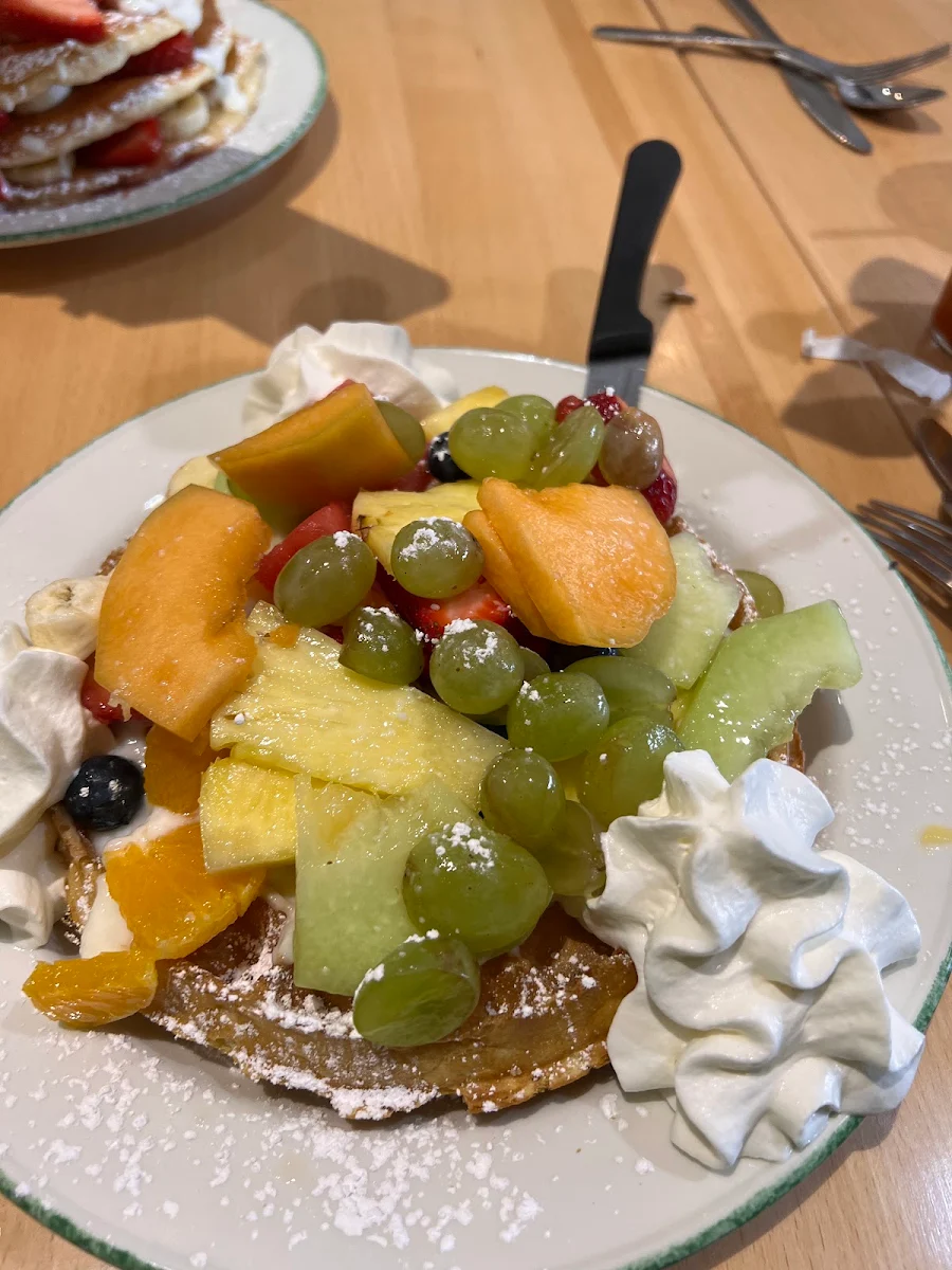 Fresh Fruits Pancake Breakfast