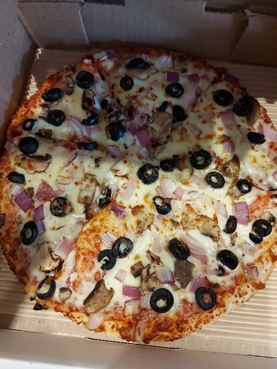Olives Red Onions Mushrooms
