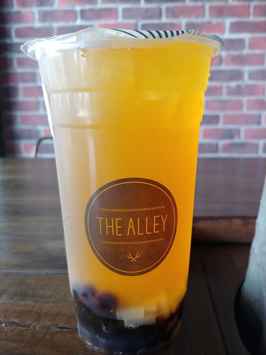 Passion Fruit Green Tea with Tapioca