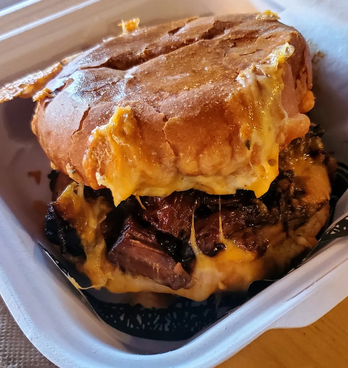 Maple Brisket Sandwich