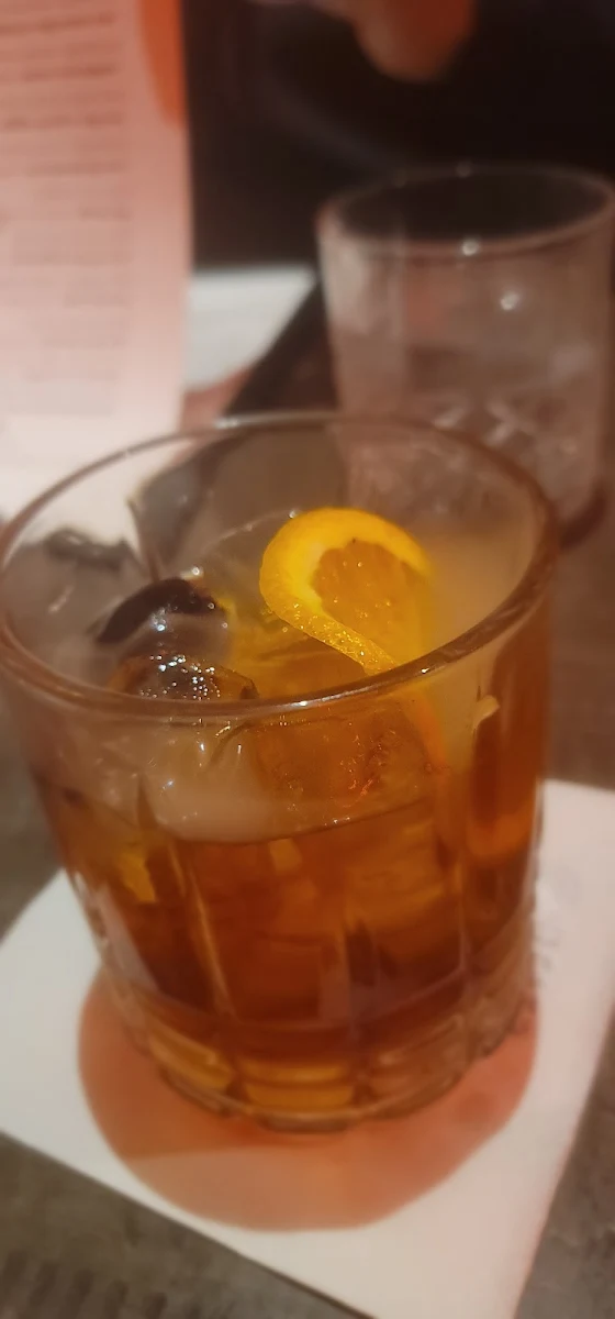 Cherry Wood Smoked Maple Old Fashioned
