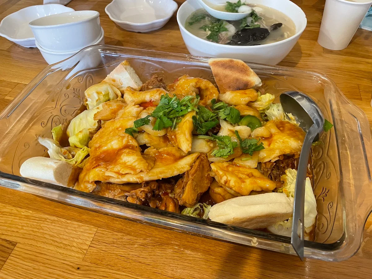 Braised Chicken and Fish