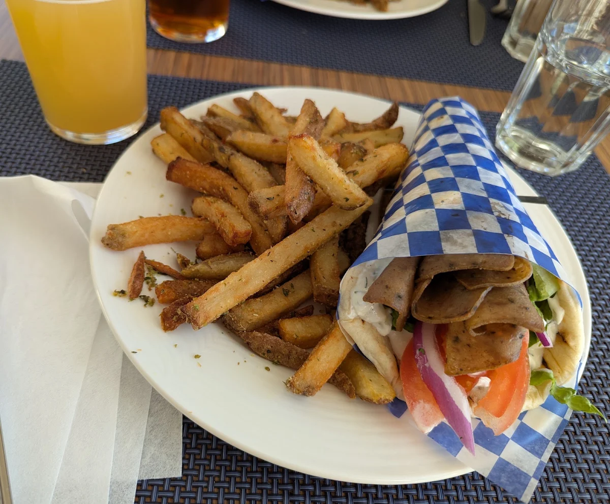 Gyro Pita with Fries