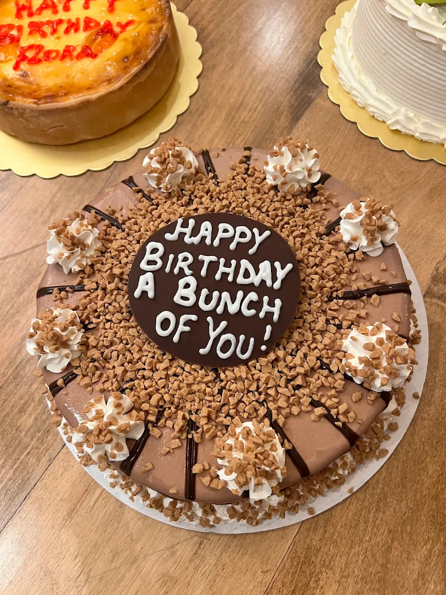 Chocolate Swiss with Skor Ice Cream Cake