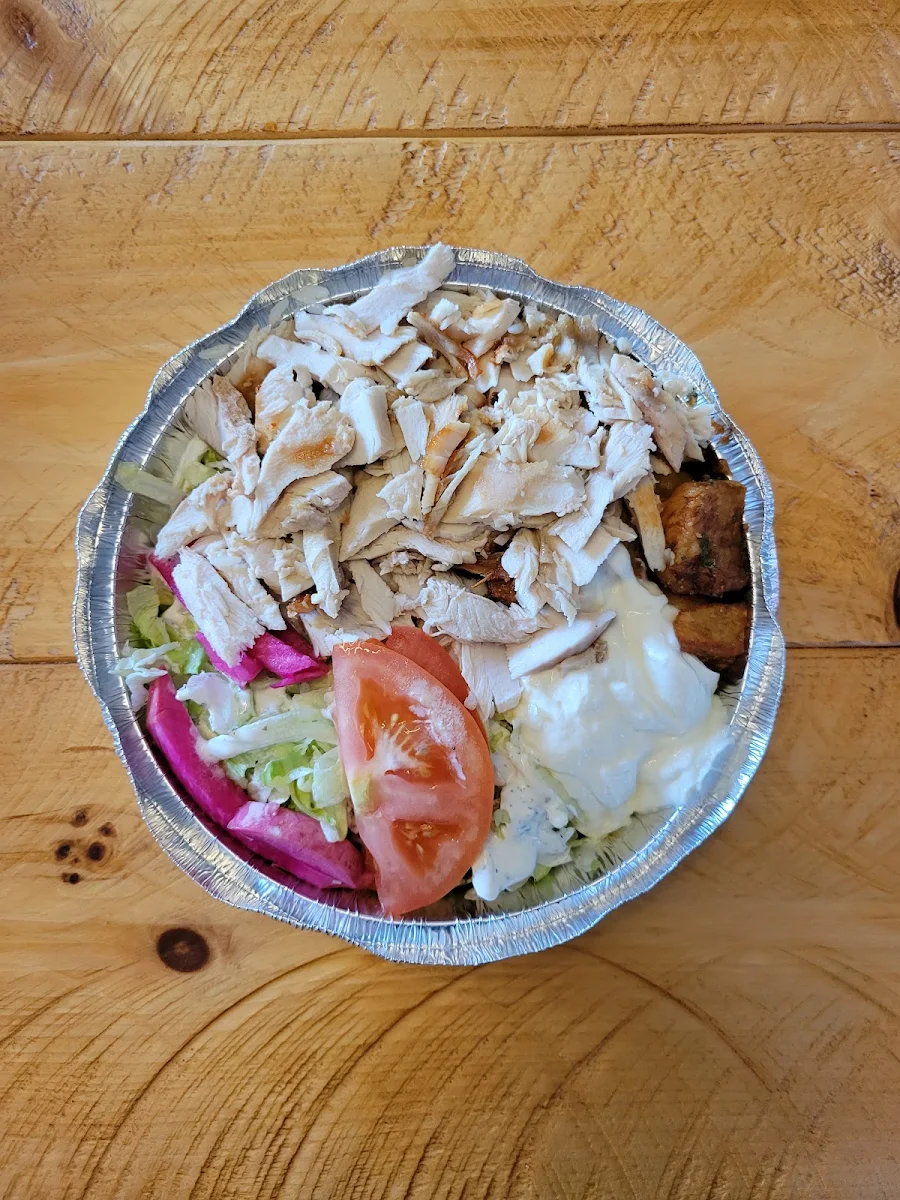 Souvlaki Pita Au Poulet