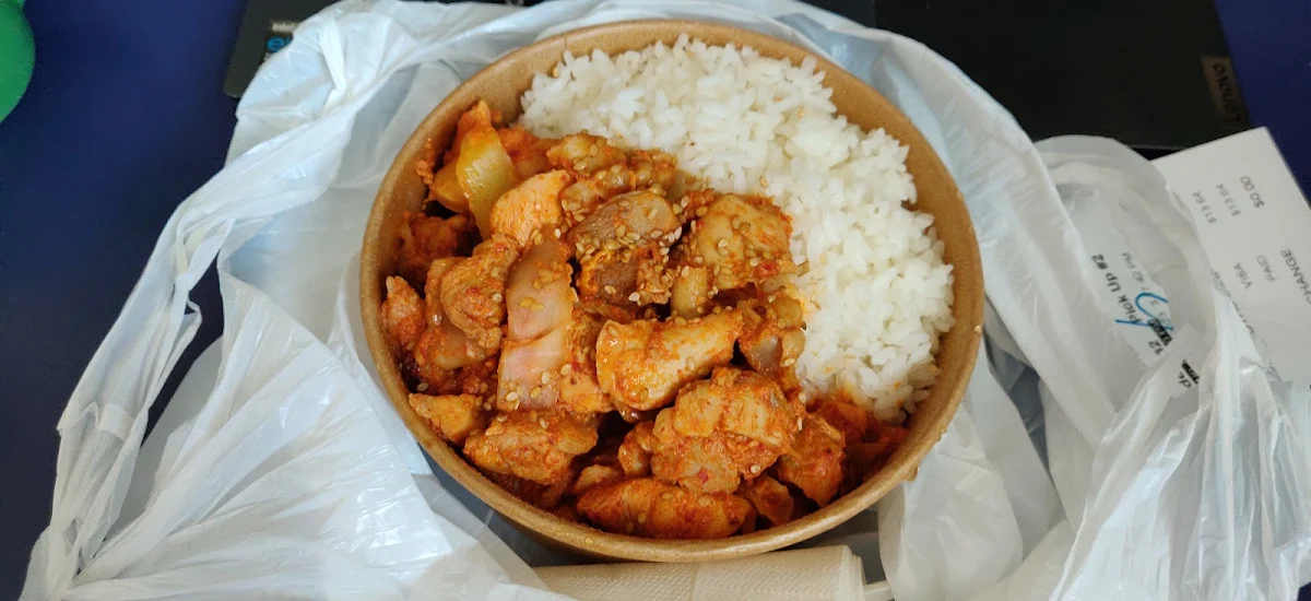 Dak-Galbi-Dupbap Spicy Chicken Rice Bowl