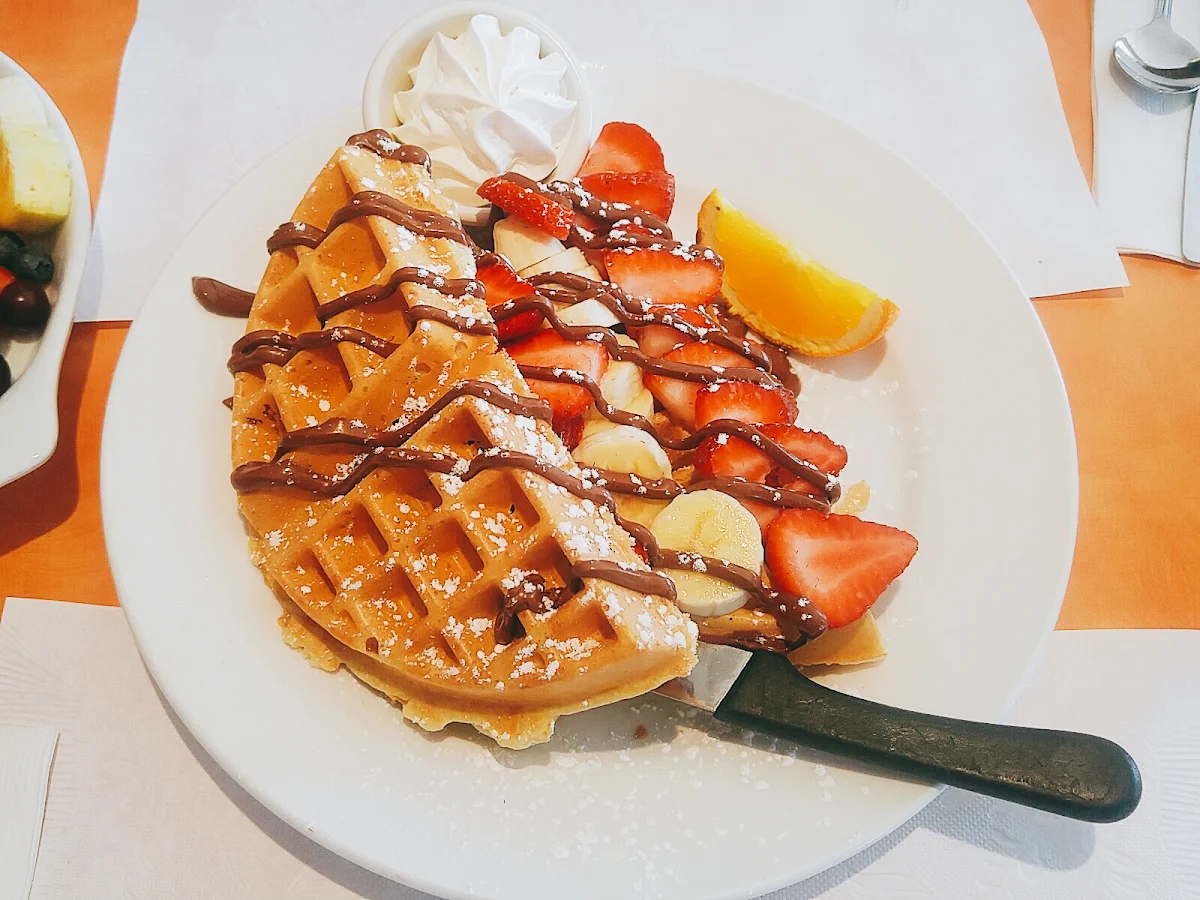 Fresh Fruit Waffle