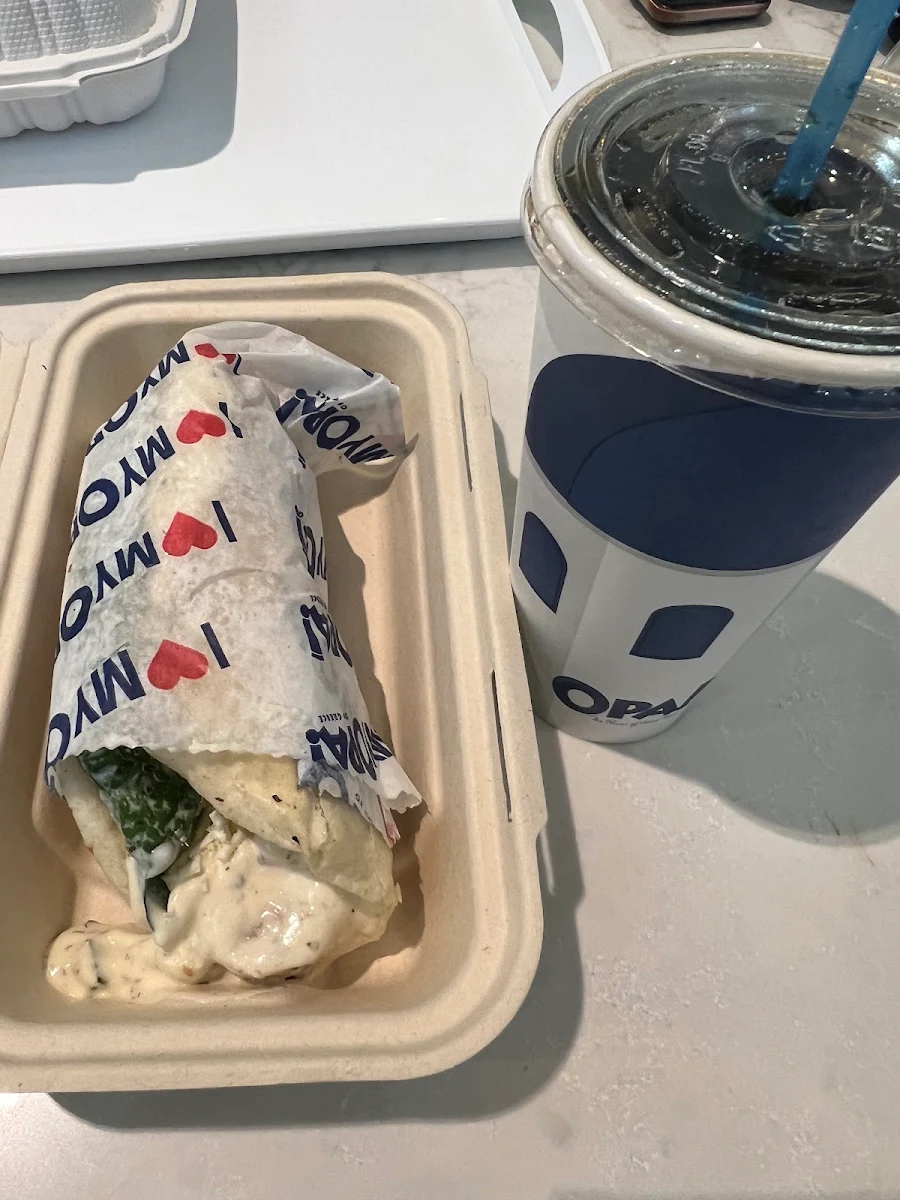 Chicken Souvlaki Sandwich