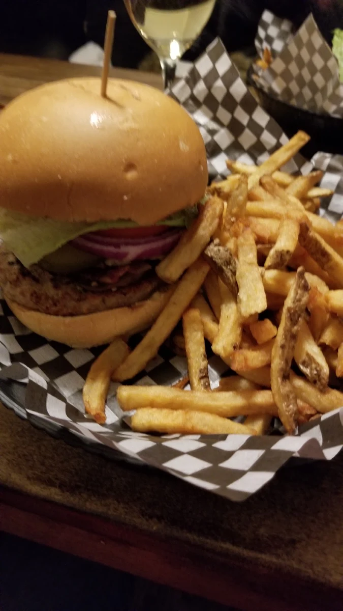 Alfredo Turkey Burger