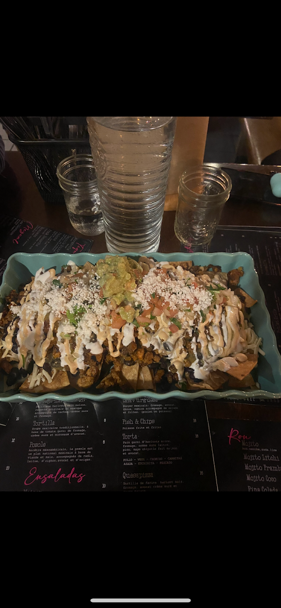 Burrito Bowl with Nachos