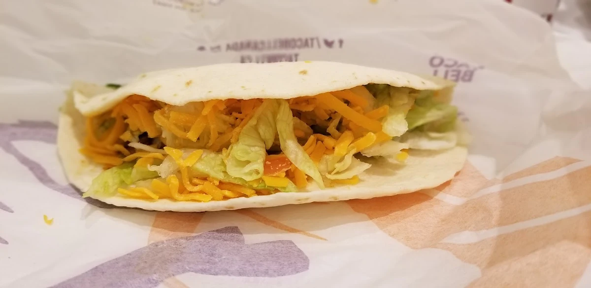 Regular Soft Taco, Taco Bell