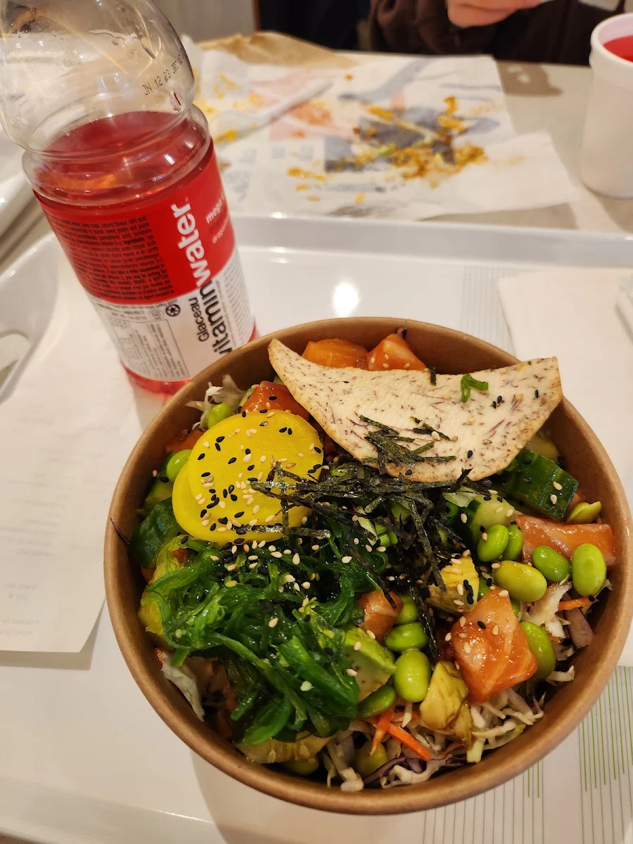 Salmon Poke Bowl with Way Too Much Shoyu Sauce