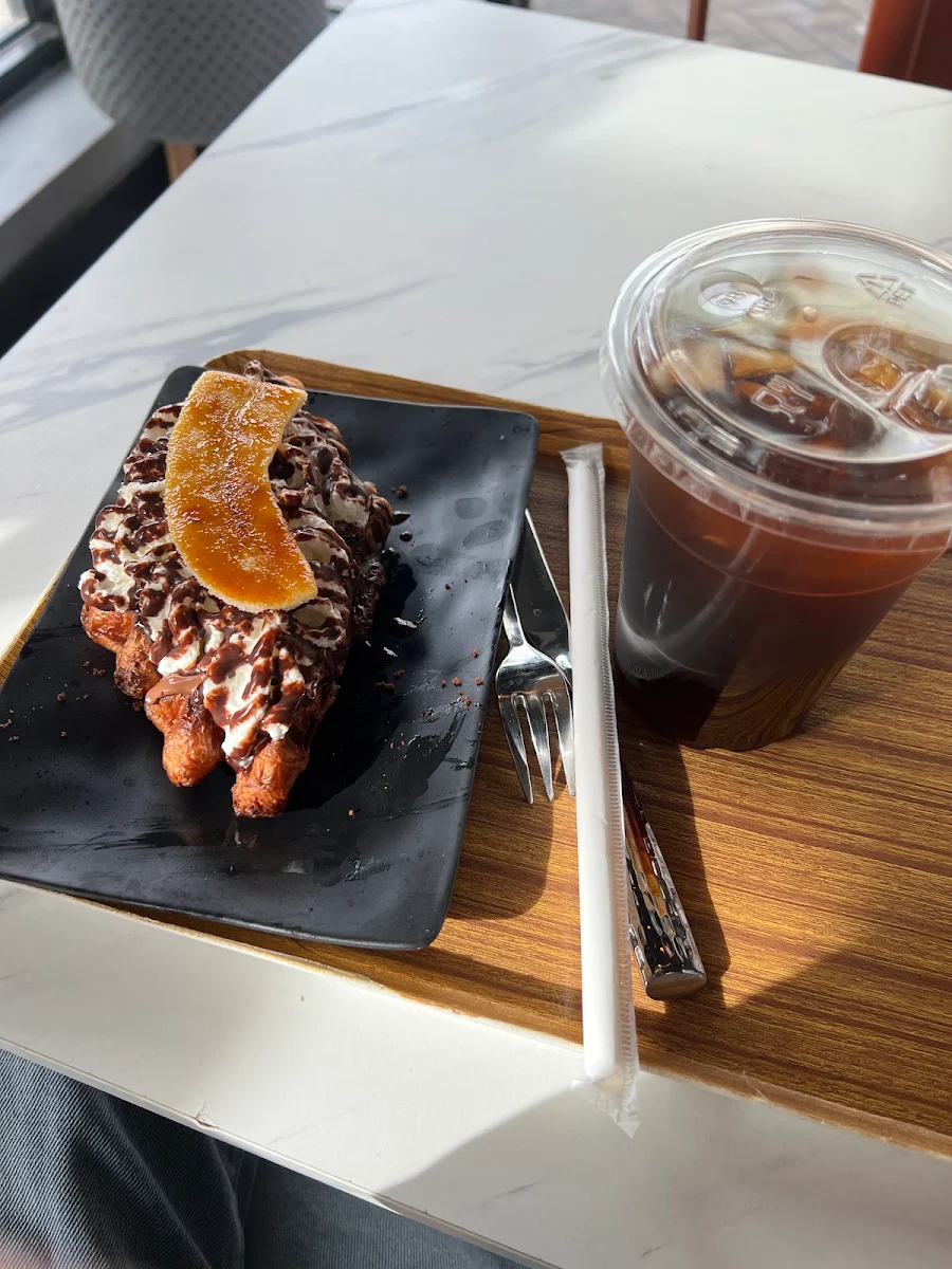 Nutella Banana Croffle