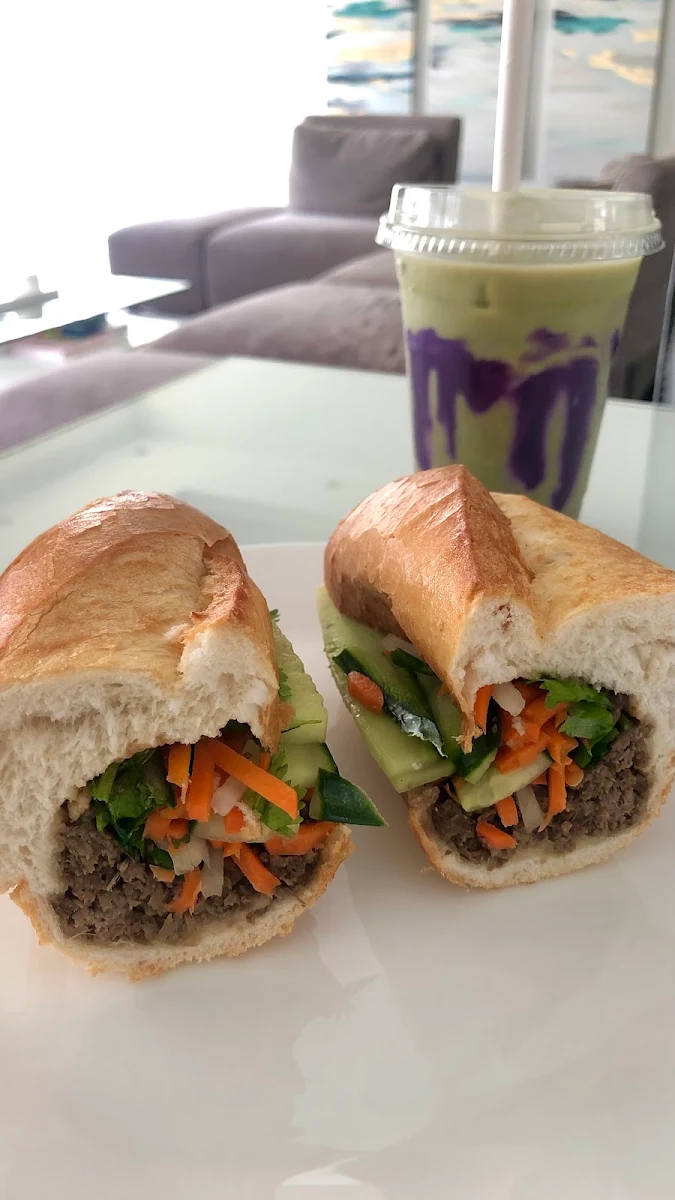 Lemongrass Beef Banh MI