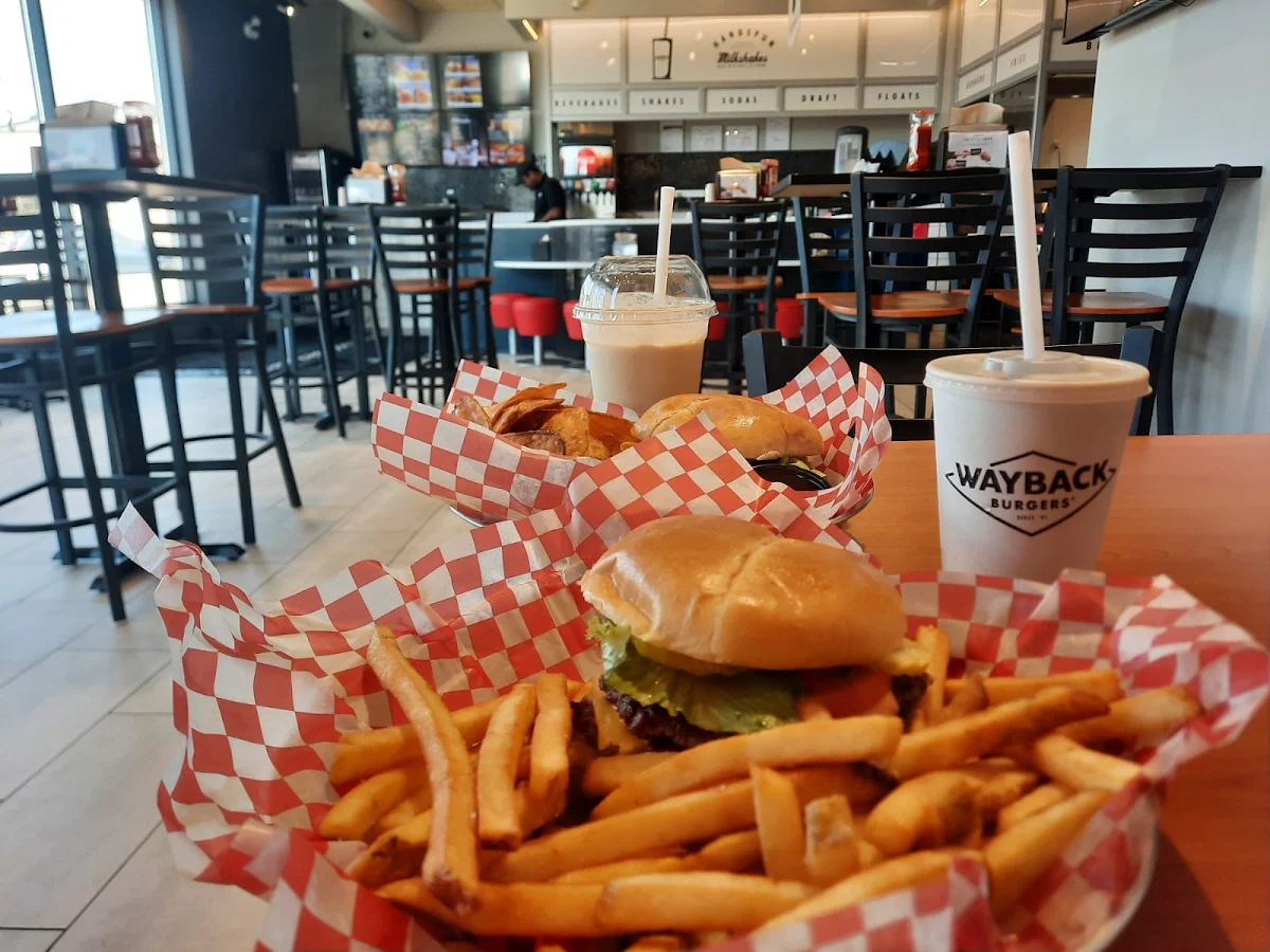 Classic Burger House Made Chips Fries Coffee Milkshake