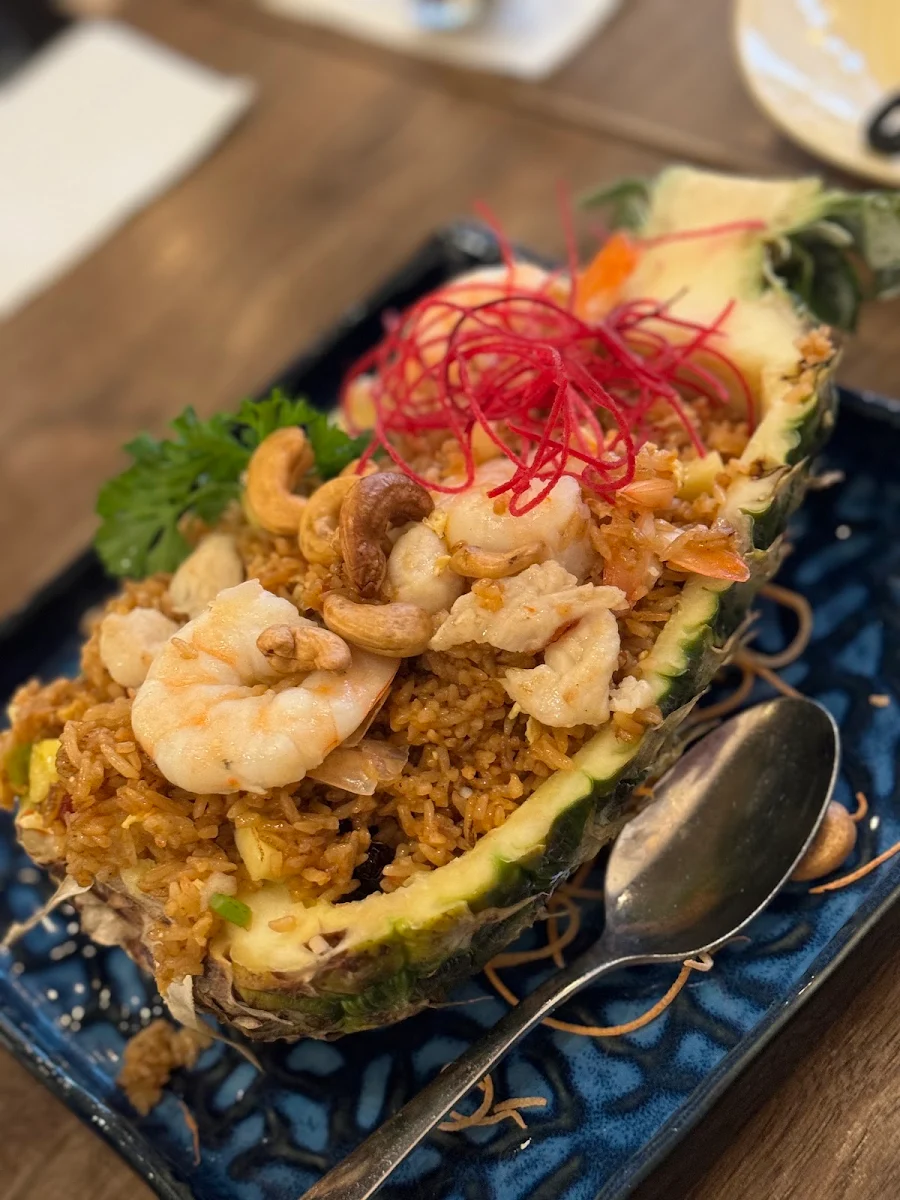 Whole Pineapple Seafood Fried Rice
