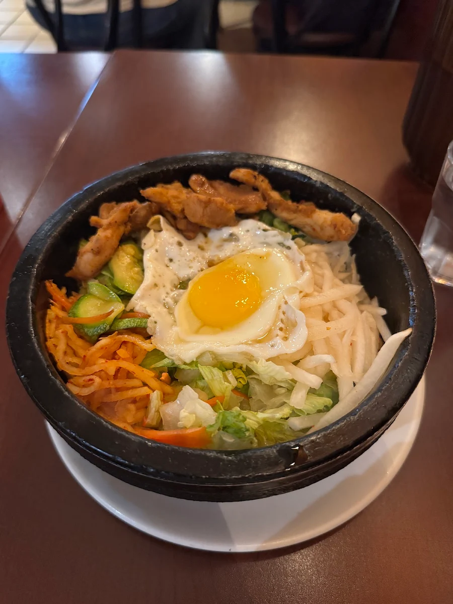 Dolsot Bibimbap with Bacon