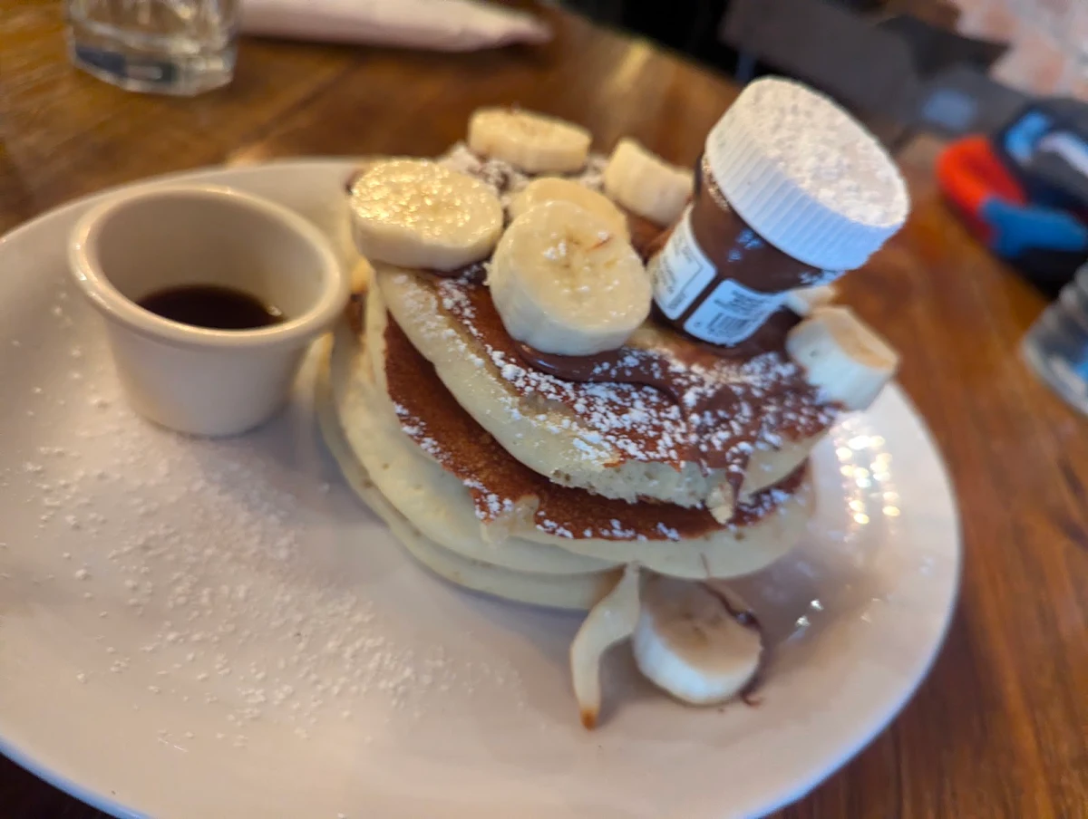 Banana Nutella Pancakes