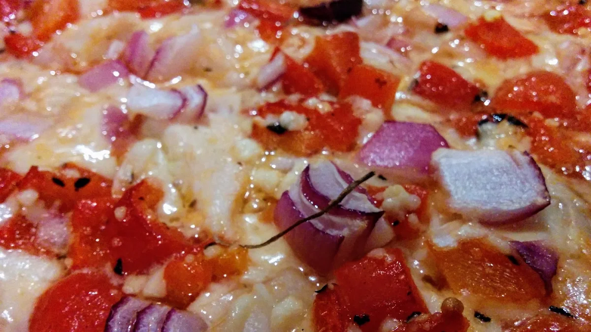 Pizza Red Onion and Roasted Red Peppers