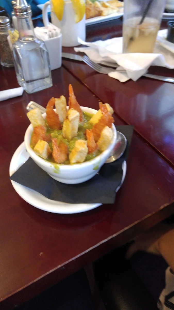 Mushy Peas with Chips