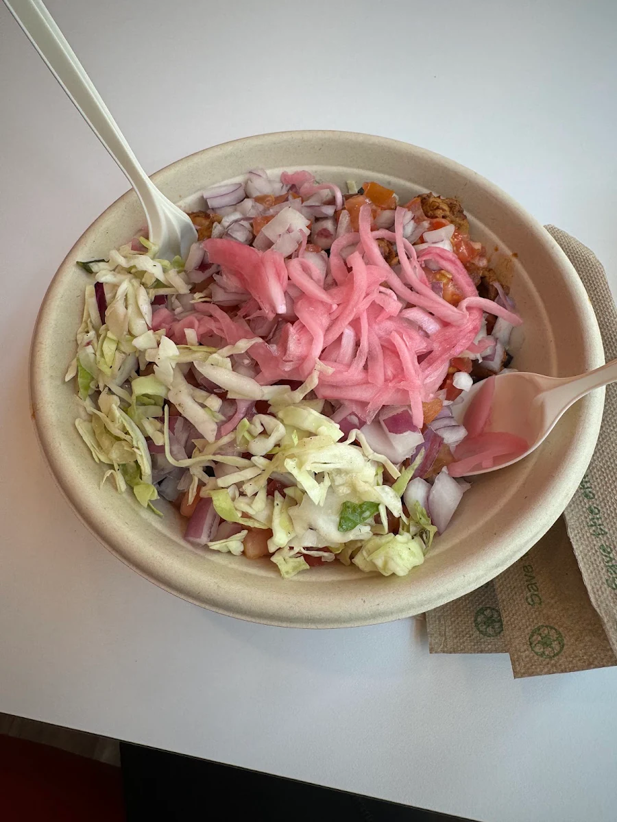 Lettuce Bowl with Spicy Chicken