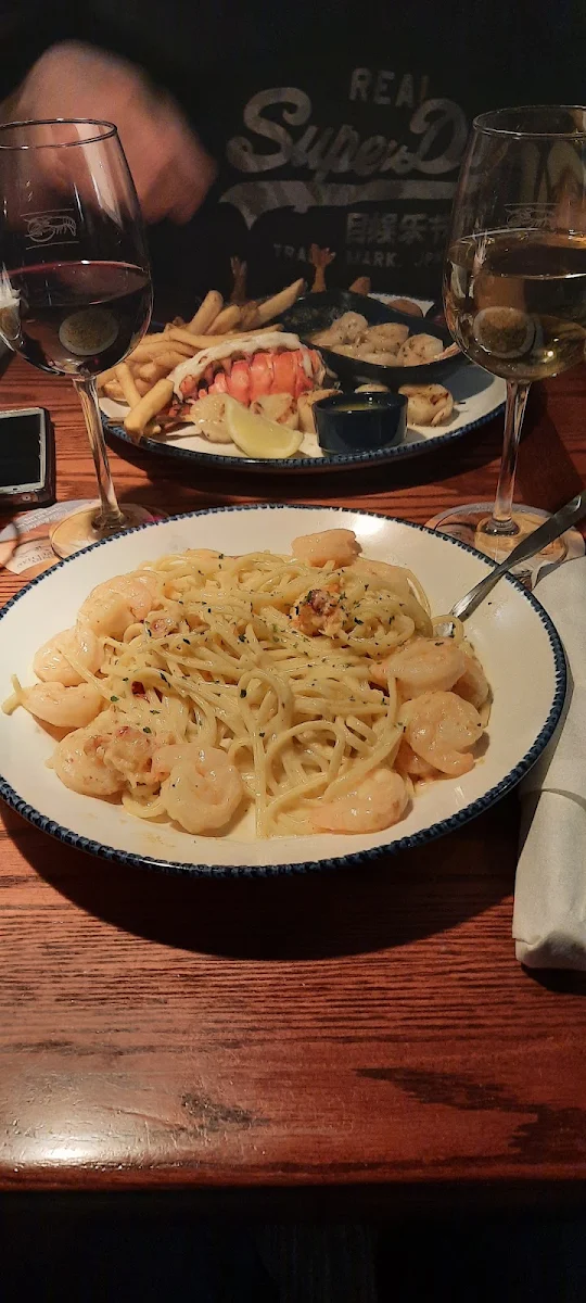 Shrimp Linguini Alfredo