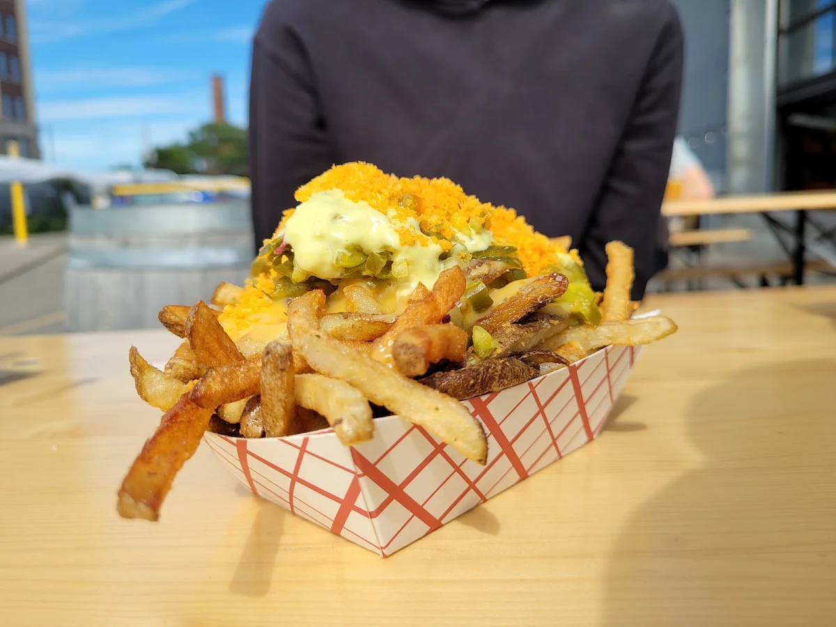 Cheesy Pickle Fries