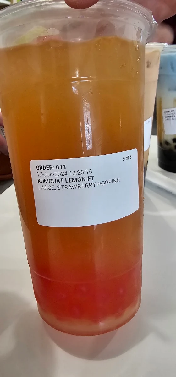 Kumquat Lemon Fruit Tea